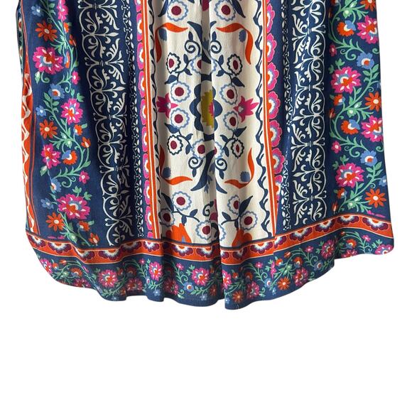 John Mark Bohemian Embroidered Long Sleeve Button Down Blouse Size S - Picture 6 of 13